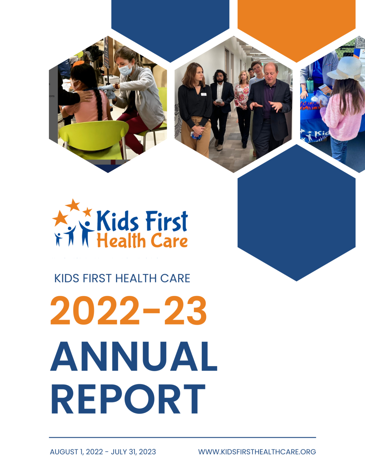 Annual Report 202223 Kid's First Health Care